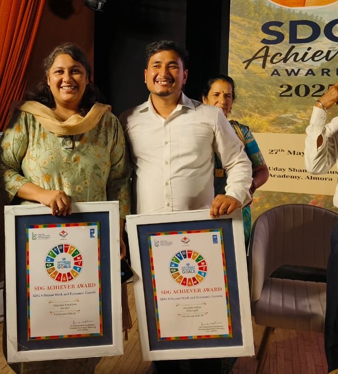 त्तराखंड के ग्रामीण युवाओं की सफलता को मिला , मार्गशाला फाउंडेशन को UNDP SDG Achievers award